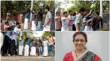  ഗോഡ്‌സെയെ തള്ളി എബിവിപിയും; അധ്യാപികയ്‌ക്കെതിരെ നടപടി ആവശ്യപ്പെട്ട് മാർച്ച്