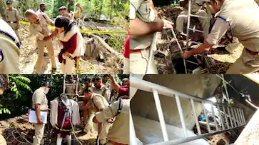  ക്യാമ്പസിനുള്ളില്‍ കണ്ടെത്തിയ മനുഷ്യ അസ്ഥികൂടം പുറത്തെടുത്തു; വിശദമായ അന്വേഷണം