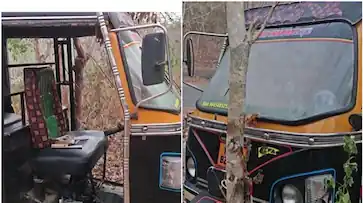  മ്ലാവ് ഓട്ടോയിൽ ഇടിച്ച് ഡ്രൈവർ മരിച്ചു; മൂന്നുപേർക്ക് പരിക്ക്