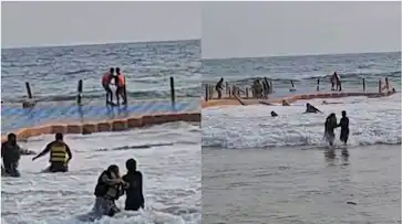  വർക്കലയിൽ ഫ്ലോട്ടിങ് ബ്രിഡ്ജിൽ അപകടം; 15പേർക്ക് പരിക്ക്, 2പേരുടെ നില ഗുരുതരം