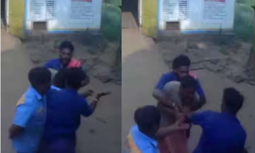  20 രൂപ കുറഞ്ഞു; ബി.പി.സി.എല്‍ ഡ്രൈവറെ സി.ഐ.ടി.യു പ്രവര്‍ത്തകര്‍ ക്രൂരമായി മര്‍ദ്ദിക്കുന്നതിന്റെ ദൃശ്യങ്ങള്‍ പുറത്ത്