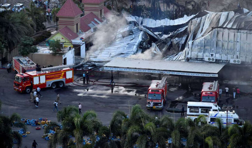  ഗുജറാത്ത് ഗെയിമിങ് സെന്ററിലെ തീപിടിത്തം: മരണസംഖ്യ 27 ആയി ഉയർന്നു