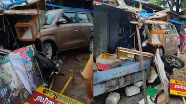  തട്ടുകടയുടെ മുൻപിൽ പത്രം വായിച്ച് കൊണ്ടിരുന്നവരുടെ ഇടയിലേക്ക് കാർ ഇടിച്ച് കയറി, ഒരു മരണം