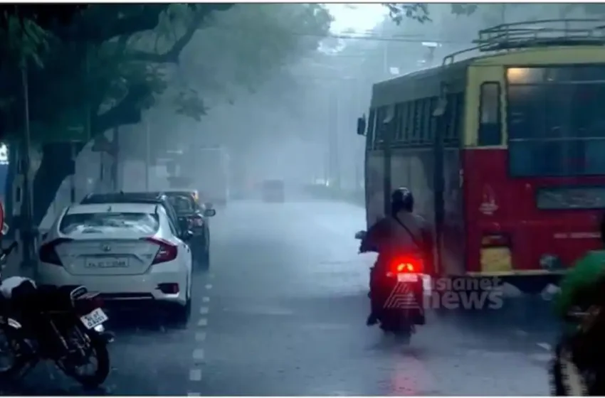  ഇടിമിന്നലോട് കൂടിയ ശക്തമായ മഴയ്ക്ക് സാധ്യത