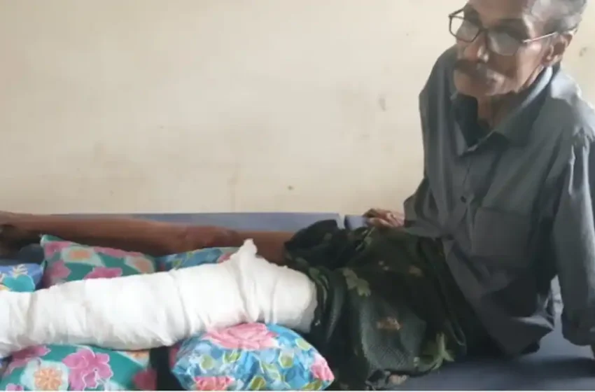  മുഖത്ത് കറുപ്പ് ചായം തേച്ചും മുഖം മറച്ചും രാത്രി വീട്ടിൽ കയറി വന്നത് 3 പേർ; വിളിച്ചുണർത്തി കാൽ തല്ലിയൊടിച്ചു