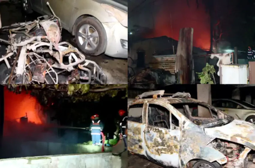  കൊച്ചിയില്‍ വന്‍ തീപിടിത്തം: കടകളും വാഹനങ്ങളും കത്തിനശിച്ചു