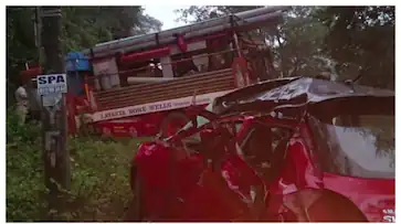  നിയന്ത്രണം വിട്ട ലോറി കാറിലിടിച്ച് 24 കാരൻ മരിച്ചു