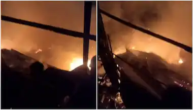  കോഴിക്കോട് തീപിടിത്തം; പേപ്പർ അവശിഷ്ടം സൂക്ഷിച്ച കടയ്ക്ക് തീ പടര്‍ന്നു, ഷെഡ് പൂർണമായും കത്തി നശിച്ചു